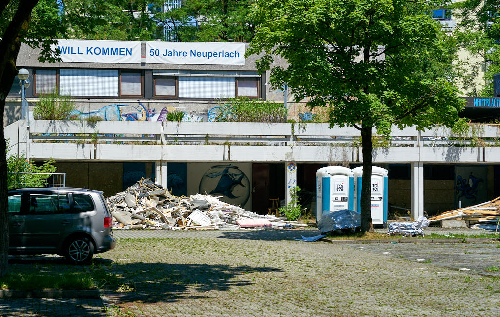 06.07.2021 - Entkernung im Quiddezentrum in Neuperlach