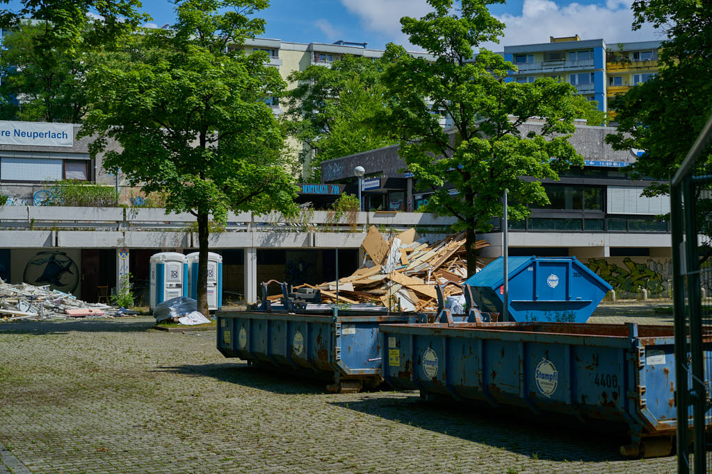 10.07.2021 - Entkernung im Quiddezentrum in Neuperlach