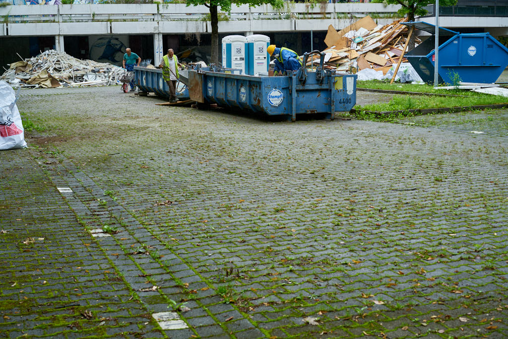 15.07.2021 - Entkernung im Quiddezentrum in Neuperlach