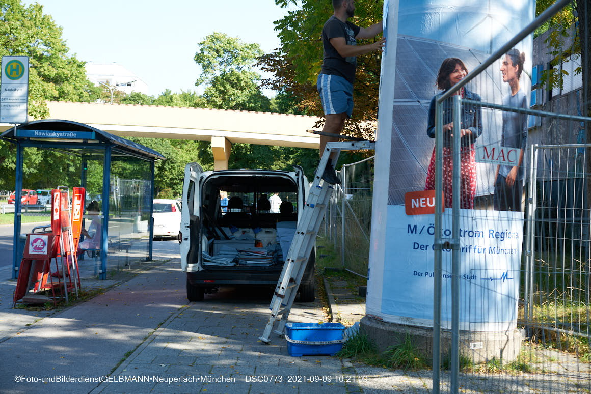 09.09.2021 - Abrissbaustelle Quiddezentrum in Neuperlach