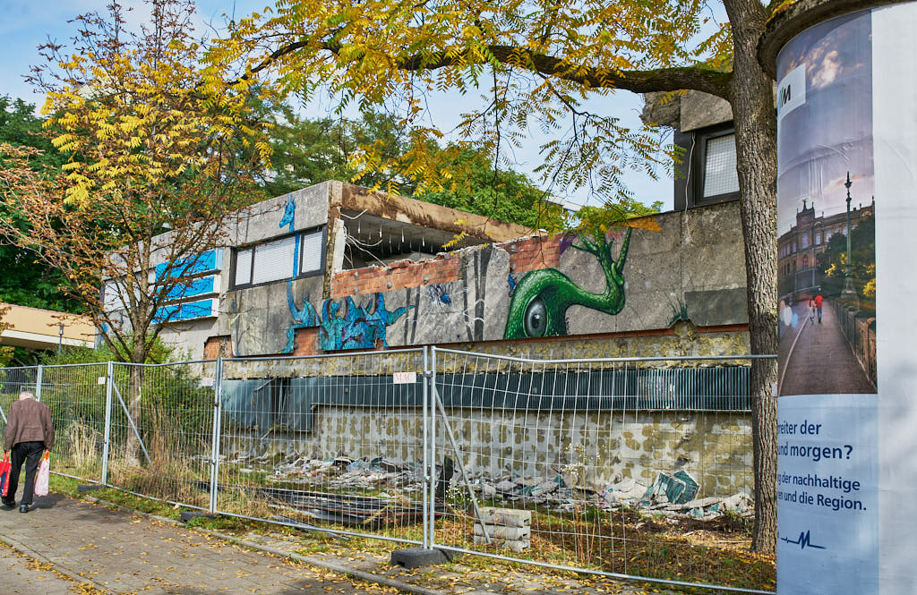 28.09.2021 - Abrissbegin des Quiddezentrums in Neuperlach