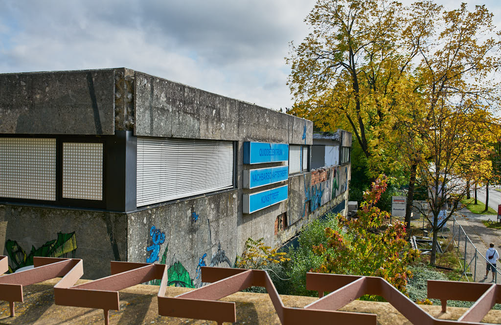 28.09.2021 - Abrissbegin des Quiddezentrums in Neuperlach