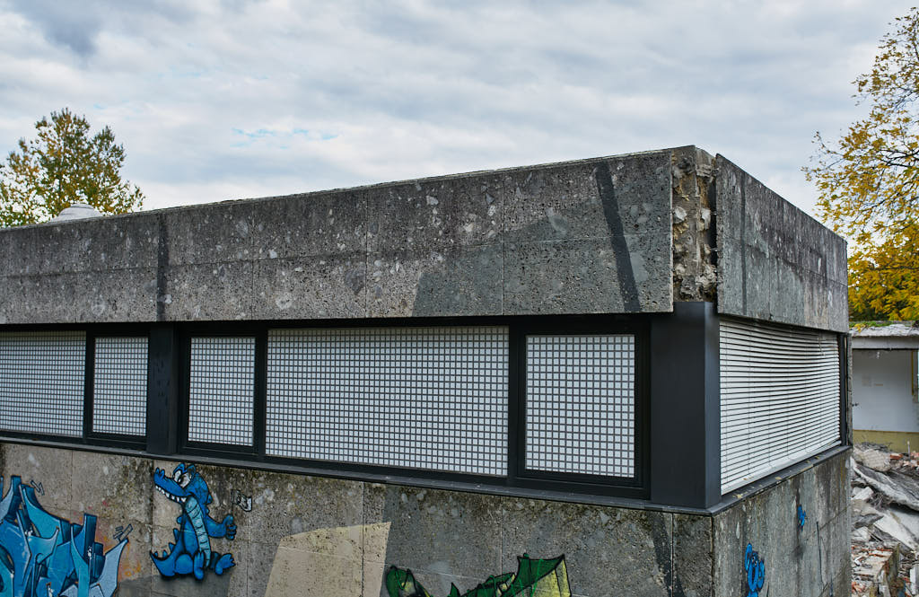 29.09.2021 - Abrissbegin des Quiddezentrums in Neuperlach