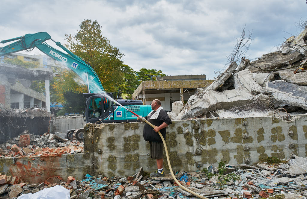 29.09.2021 - Abrissbegin des Quiddezentrums in Neuperlach