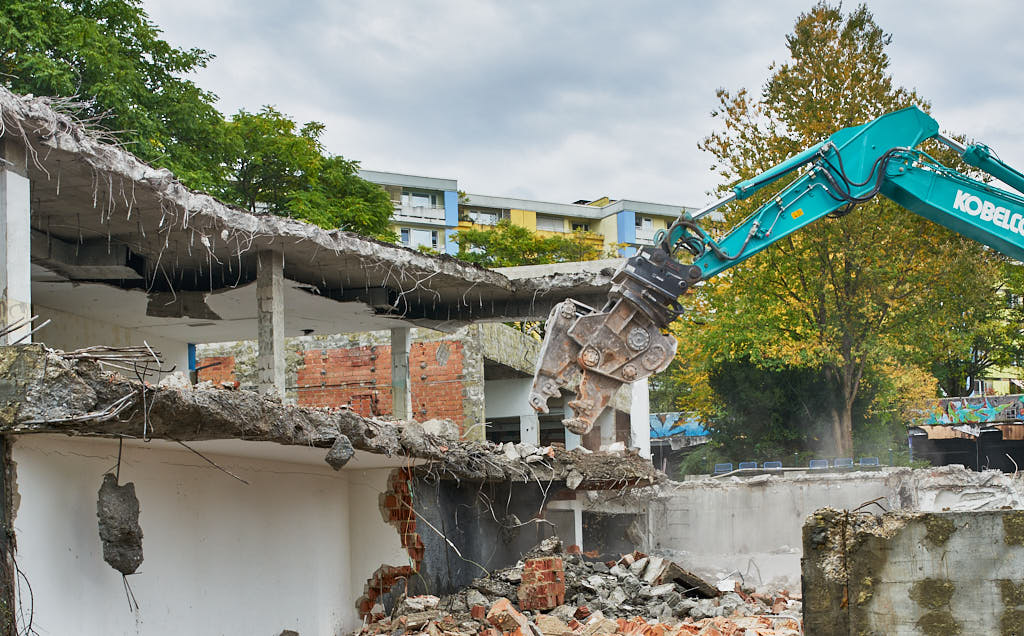 29.09.2021 - Abrissbegin des Quiddezentrums in Neuperlach