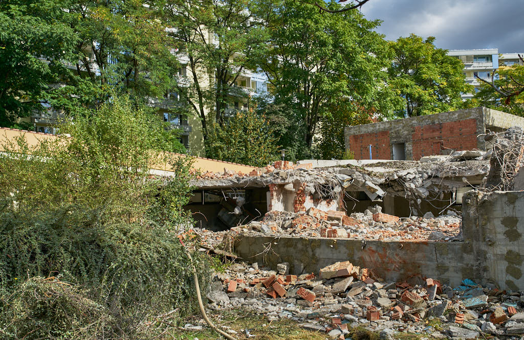 30.09.2021 - Abrissbegin des Quiddezentrums in Neuperlach