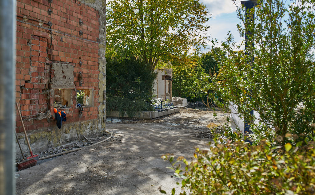 30.09.2021 - Abrissbegin des Quiddezentrums in Neuperlach