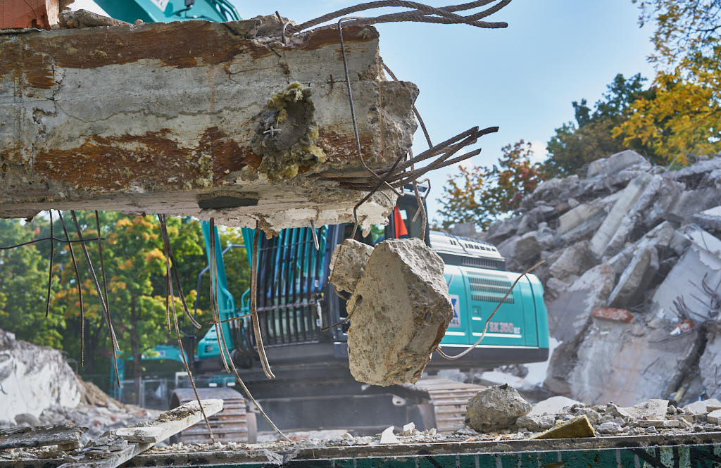 30.09.2021 - Abrissbegin des Quiddezentrums in Neuperlach