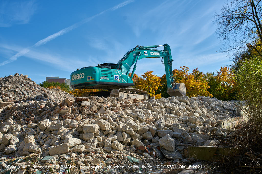 15.10.2021 - Abriss-Baustelle Quiddezentrum