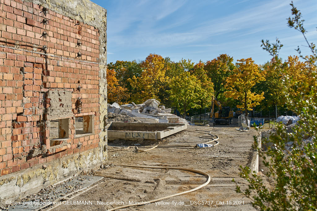 15.10.2021 - Abriss-Baustelle Quiddezentrum