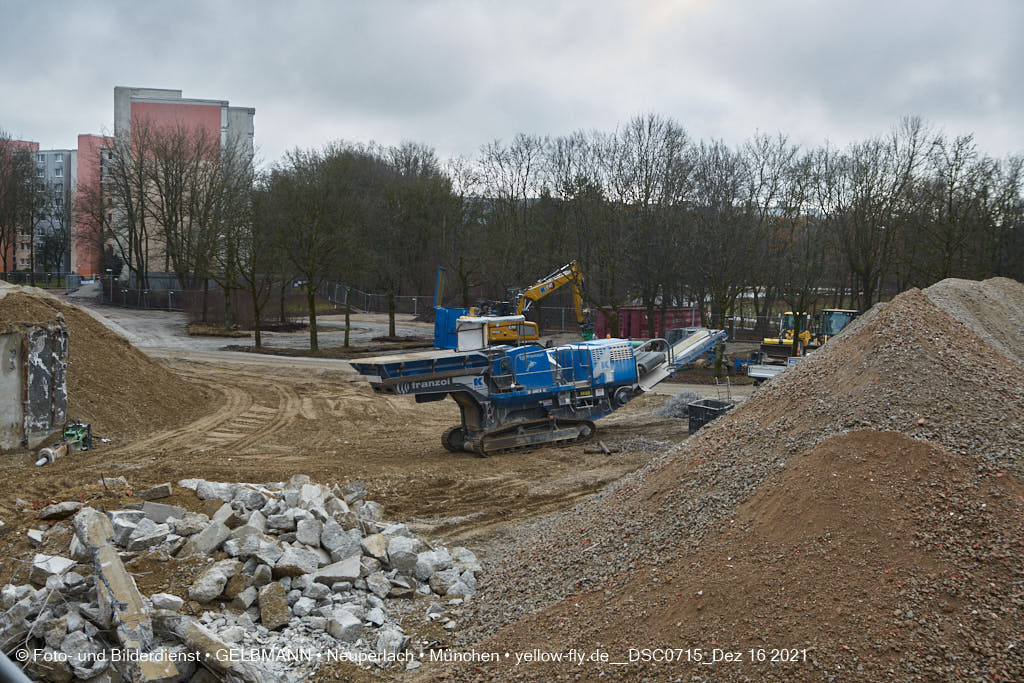 16.12.2021 - Abrissbaustelle Quiddezentrum