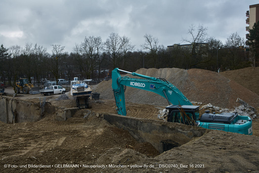 16.12.2021 - Abrissbaustelle Quiddezentrum