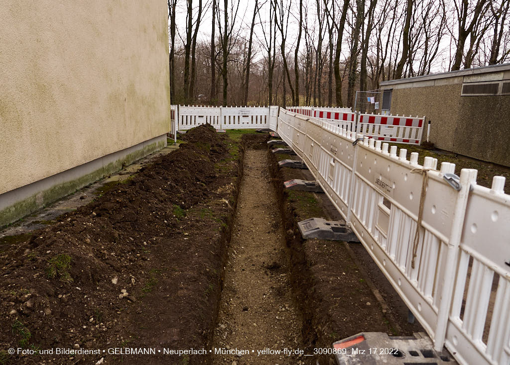 17.03.2022 - Abriss-Baustelle Quiddezentrum in Neuperlach