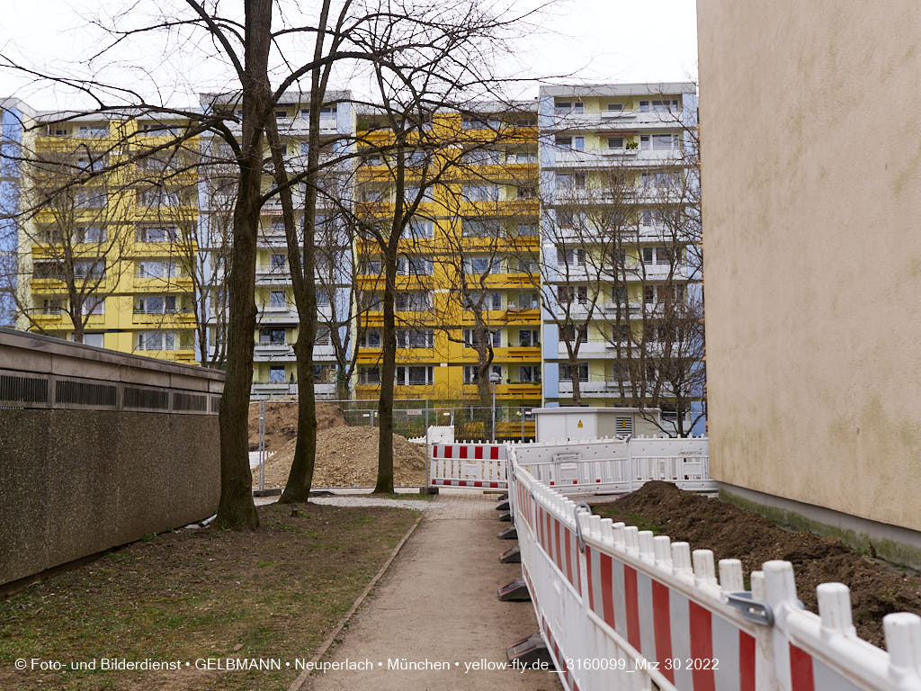 30.03.2022 - Abriss-Baustelle Quiddezentrum in Neuperlach