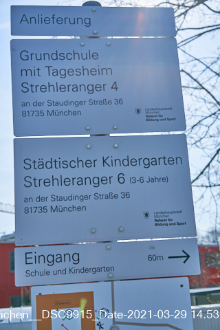 29.03.2021 - Baustelle zu neuen Grundschule am Strehleranger in Neuperlach