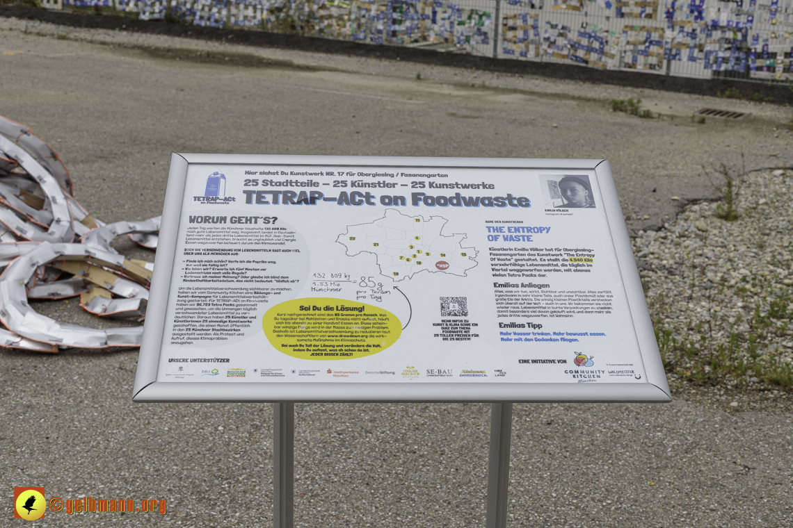 03.07.2024 - Kunstaktion Tetrapak am PEP in Neuperlach
