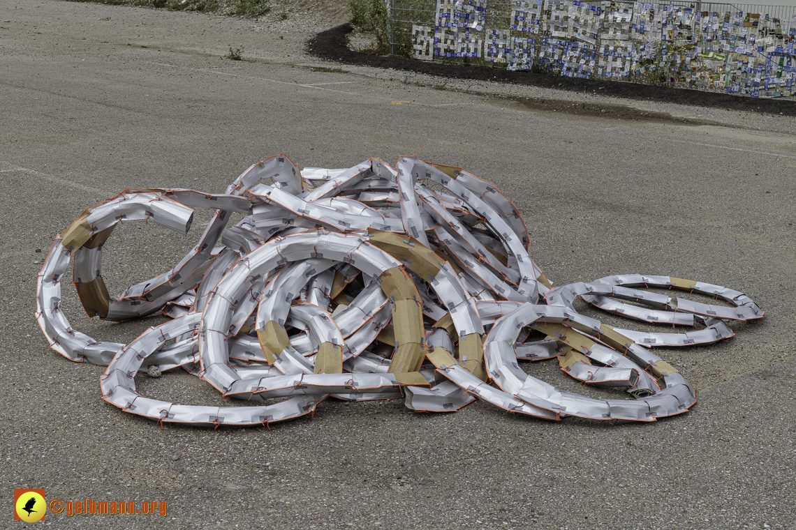 03.07.2024 - Kunstaktion Tetrapak am PEP in Neuperlach