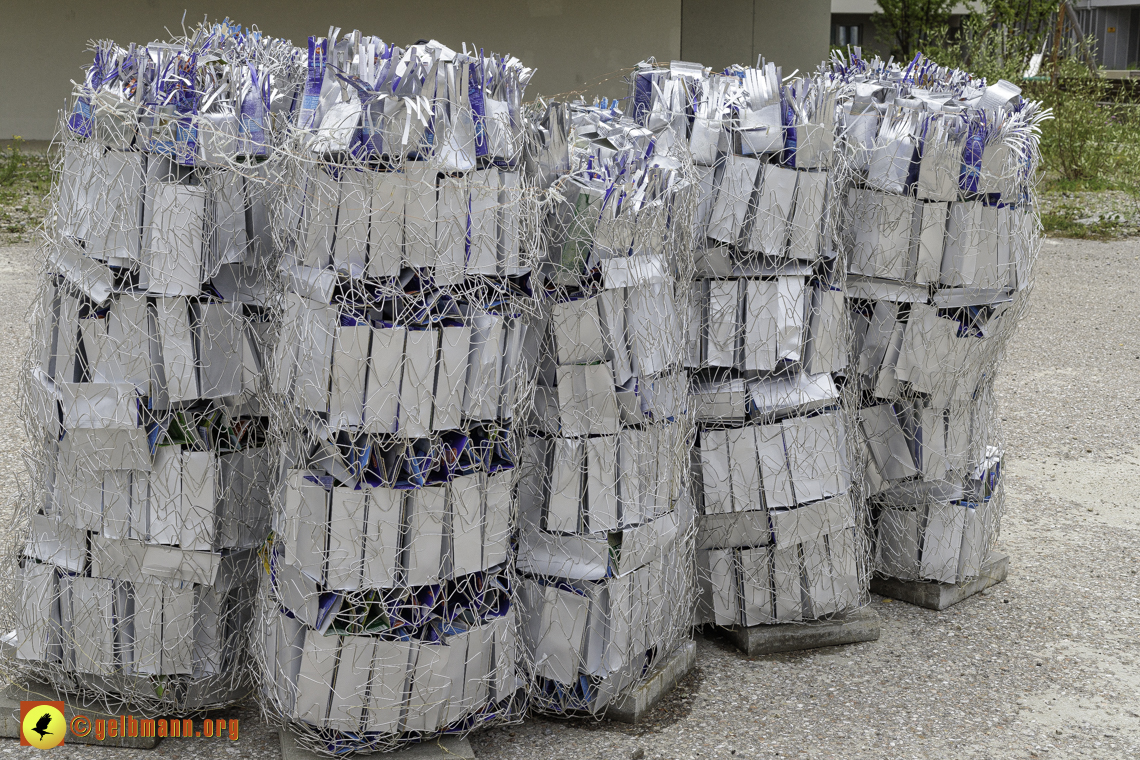 03.07.2024 - Kunstaktion Tetrapak am PEP in Neuperlach