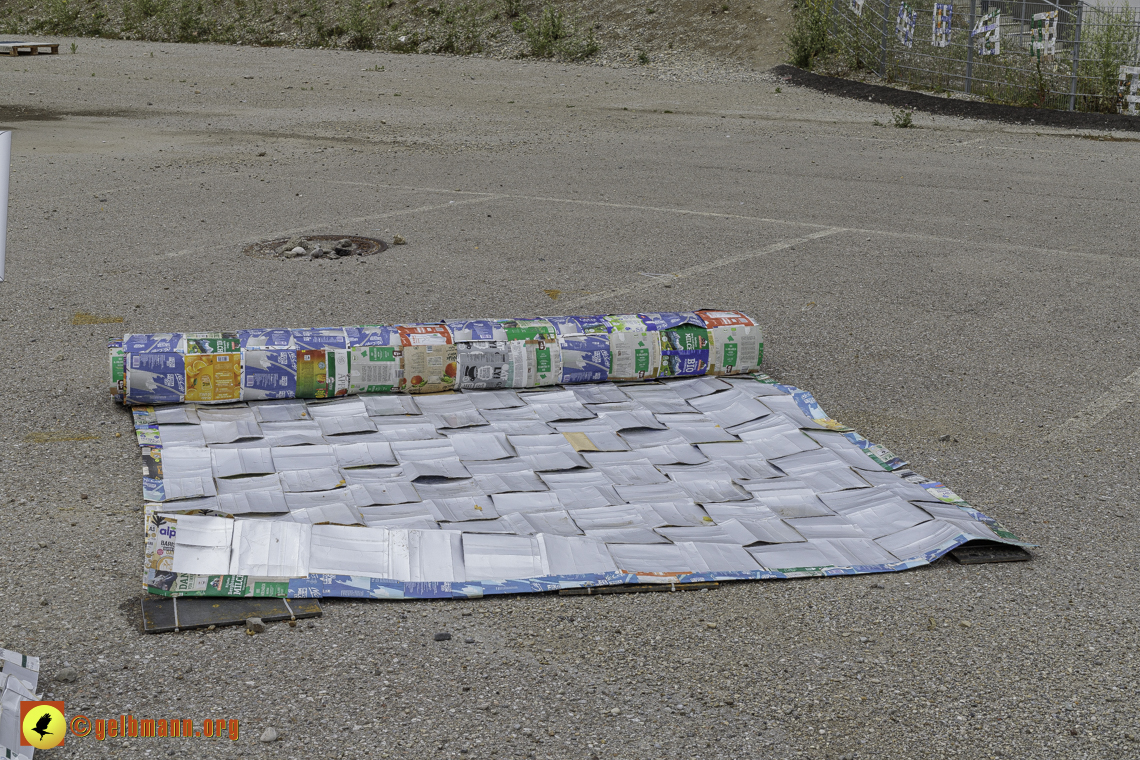 03.07.2024 - Kunstaktion Tetrapak am PEP in Neuperlach