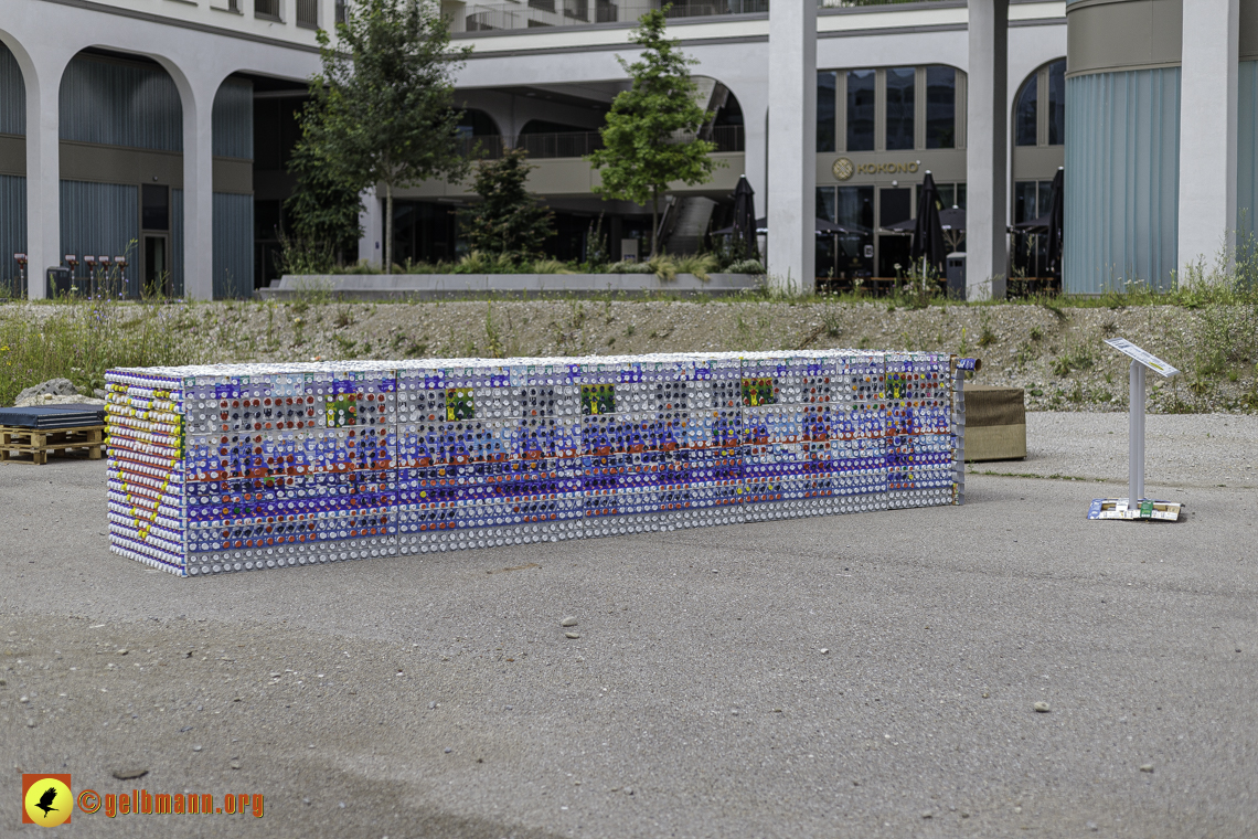 03.07.2024 - Kunstaktion Tetrapak am PEP in Neuperlach